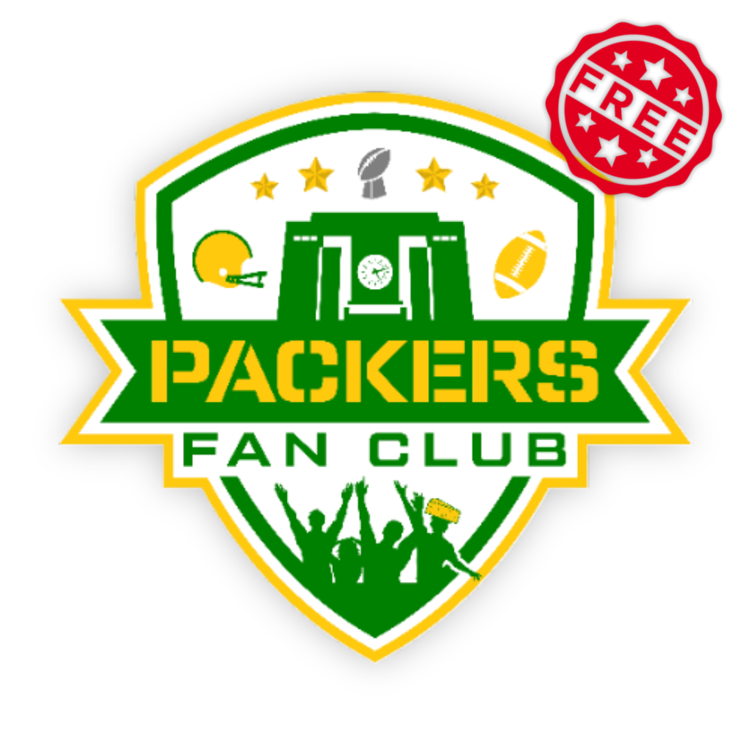 Packers Fan Club Sticker - Limit 1