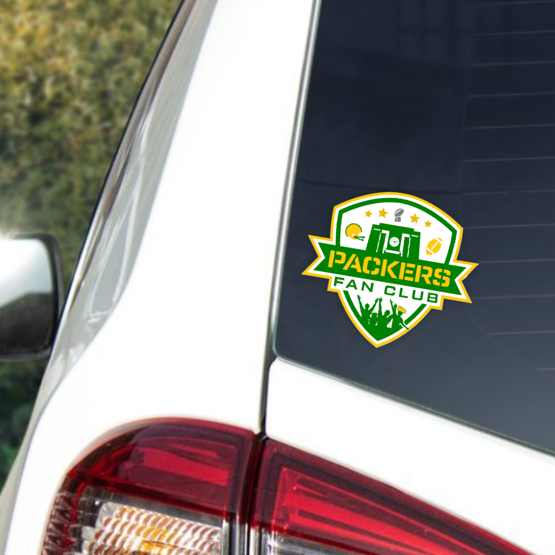 Packers Fan Club Sticker - Limit 1