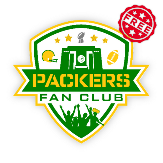 Packers Fan Club Sticker - Limit 1